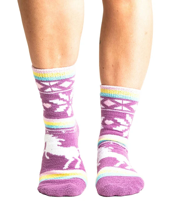 SOCK it to me Slipper Socks (SITMSS) - You Sweater Believe in Unicorns