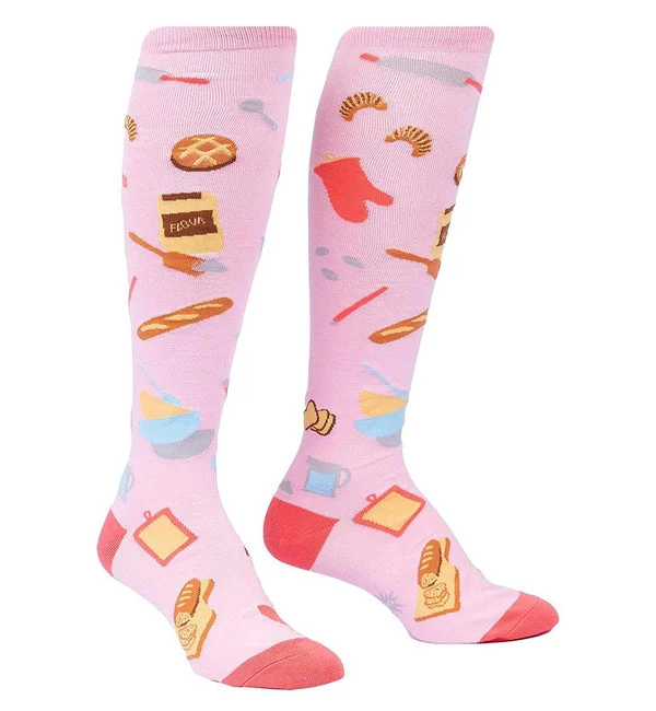 SOCK it to me Unisex Knee High Socks (SITMKHS) - Bake at 350