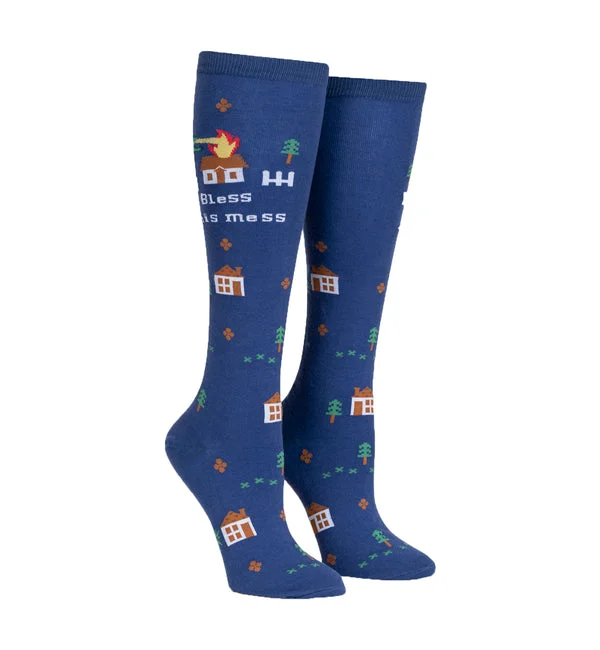 SOCK it to me Unisex Knee High Socks (SITMKHS) - Bless This Mess