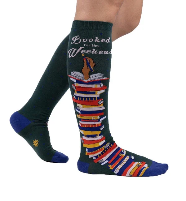 SOCK it to me Unisex Knee High Socks (SITMKHS) - Booked for the Weekend