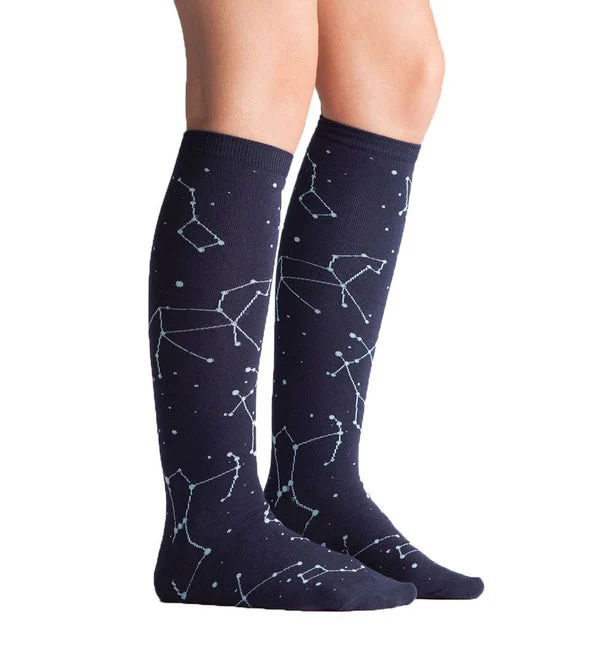 SOCK it to me Unisex Knee High Socks (SITMKHS) - Constellation