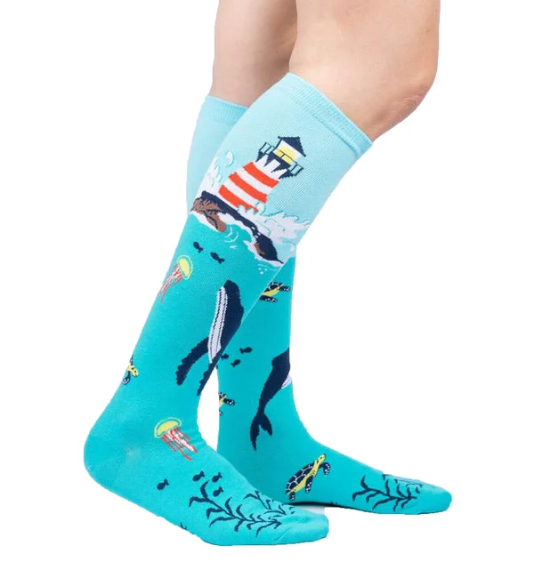 SOCK it to me Unisex Knee High Socks (SITMKHS) - Light Up My Life