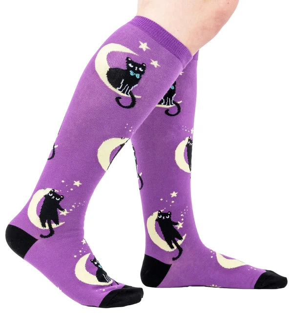 SOCK it to me Unisex Knee High Socks (SITMKHS) - To the Moon and Back