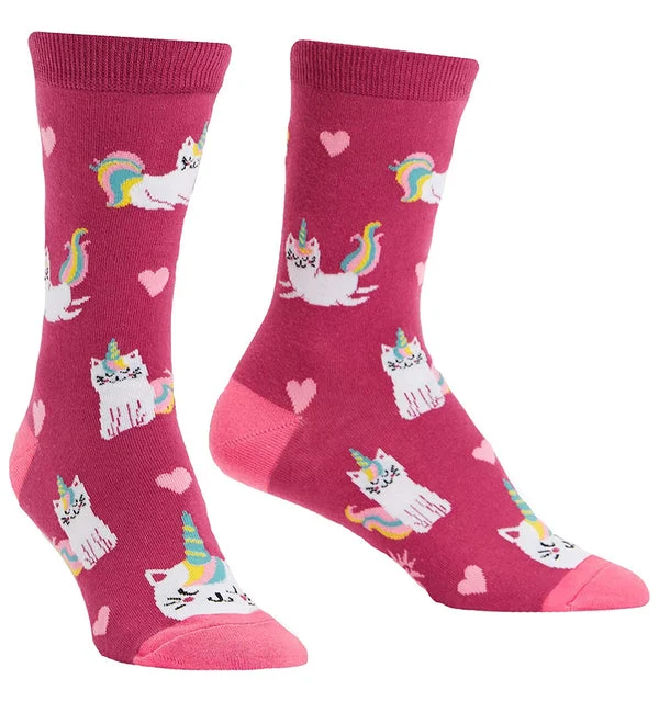 SOCK it to me Women's Crew Socks (SITMWCS) - Look At Me Meow