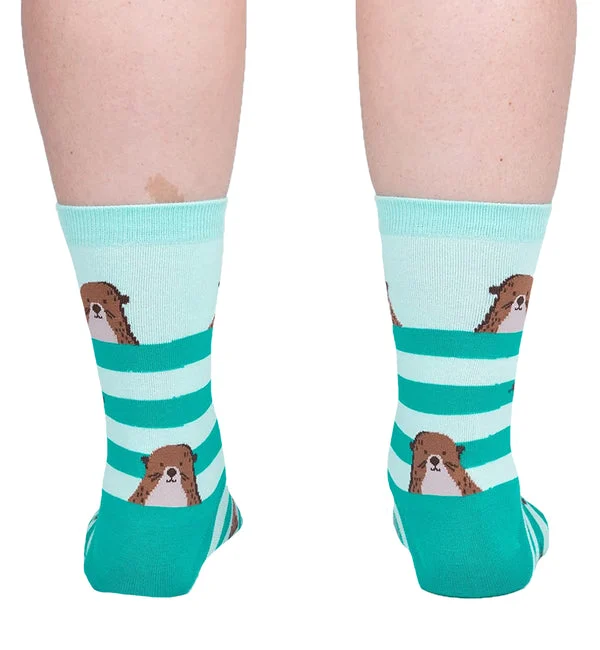 SOCK it to me Women's Crew Socks (SITMWCS) - My Otter Foot