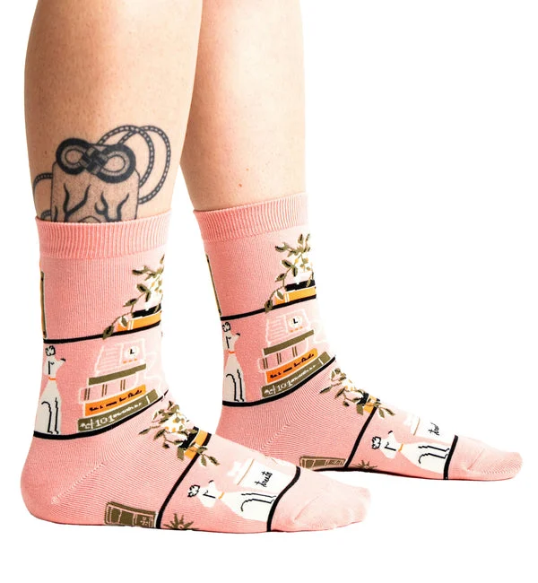 SOCK it to me Women's Crew Socks (SITMWCS) - A Novel Idea