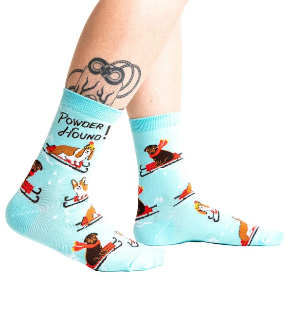 SOCK it to me Women's Crew Socks (SITMWCS) - Powder Hound