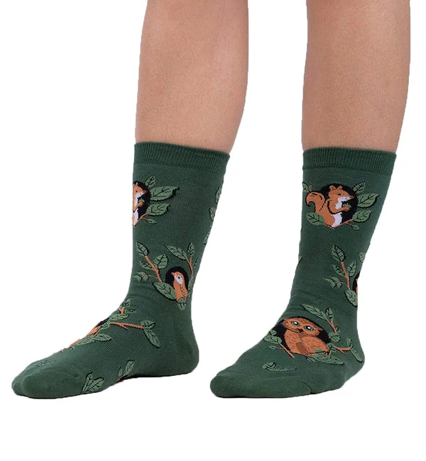 SOCK it to me Women's Crew Socks (SITMWCS) - Woodland Watchers