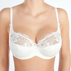 Soft Lace Full Coverage Bra Rosme Soft Blanc