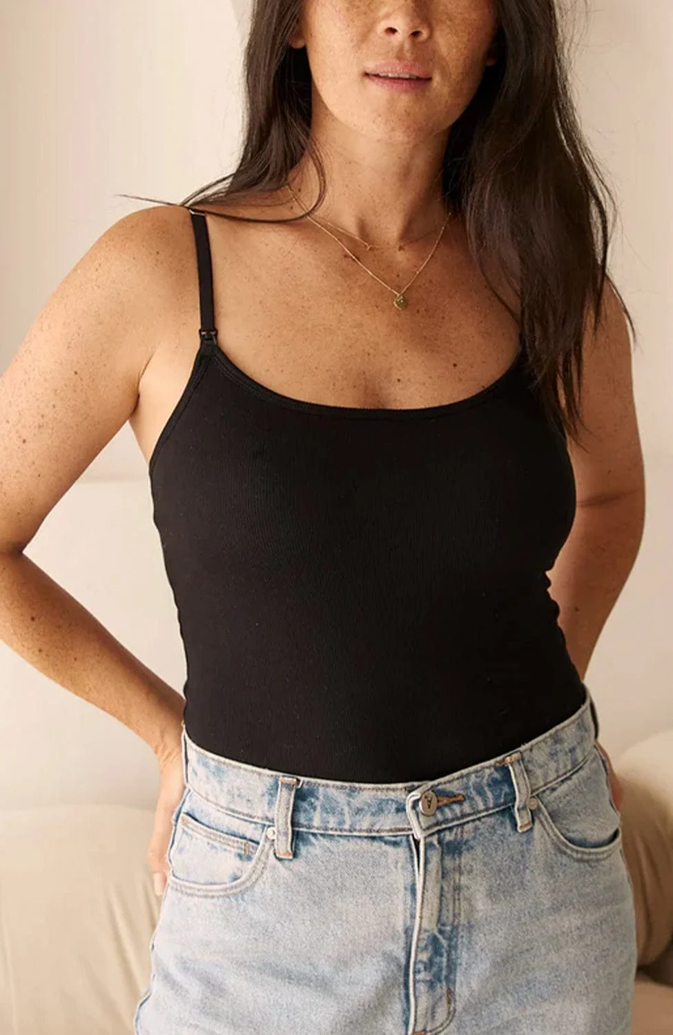 Soft Ribbed Nursing Tank