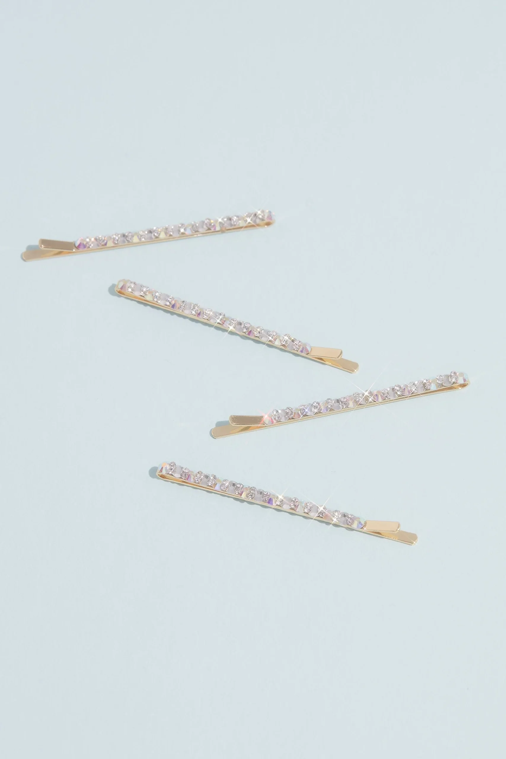 Sparkling Crystal Hair Pin Set