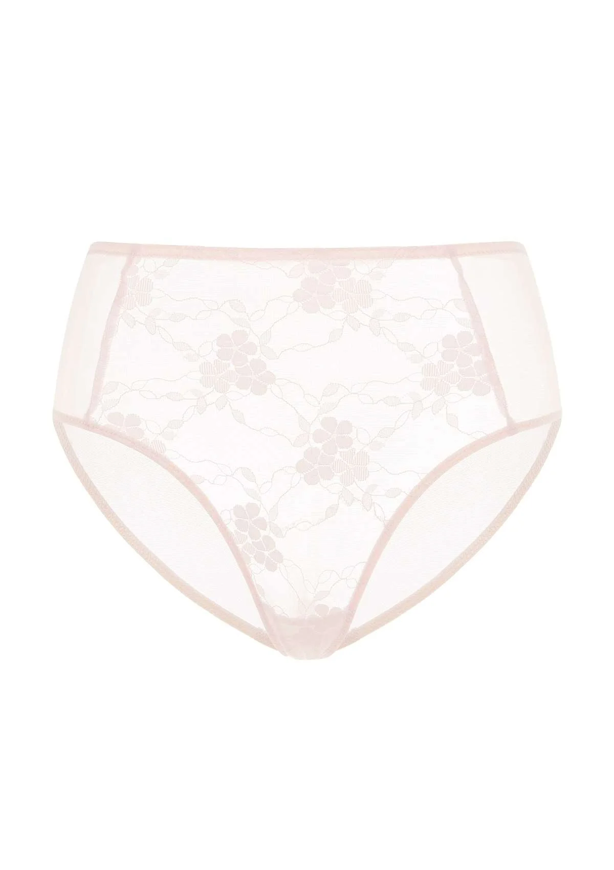 Spring Romance High-Rise Floral Lace Brief Underwear