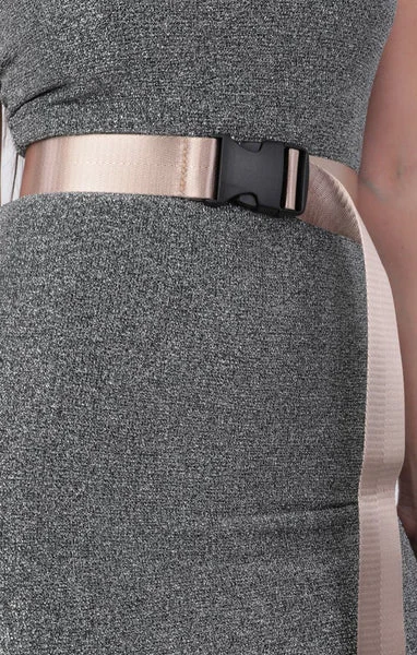 Stone Seatbelt Utility Buckle Belt - Rylie