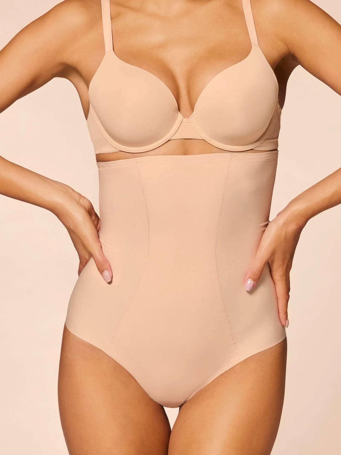 Story High Waist Shaper Brief - Peau RoseRegular price