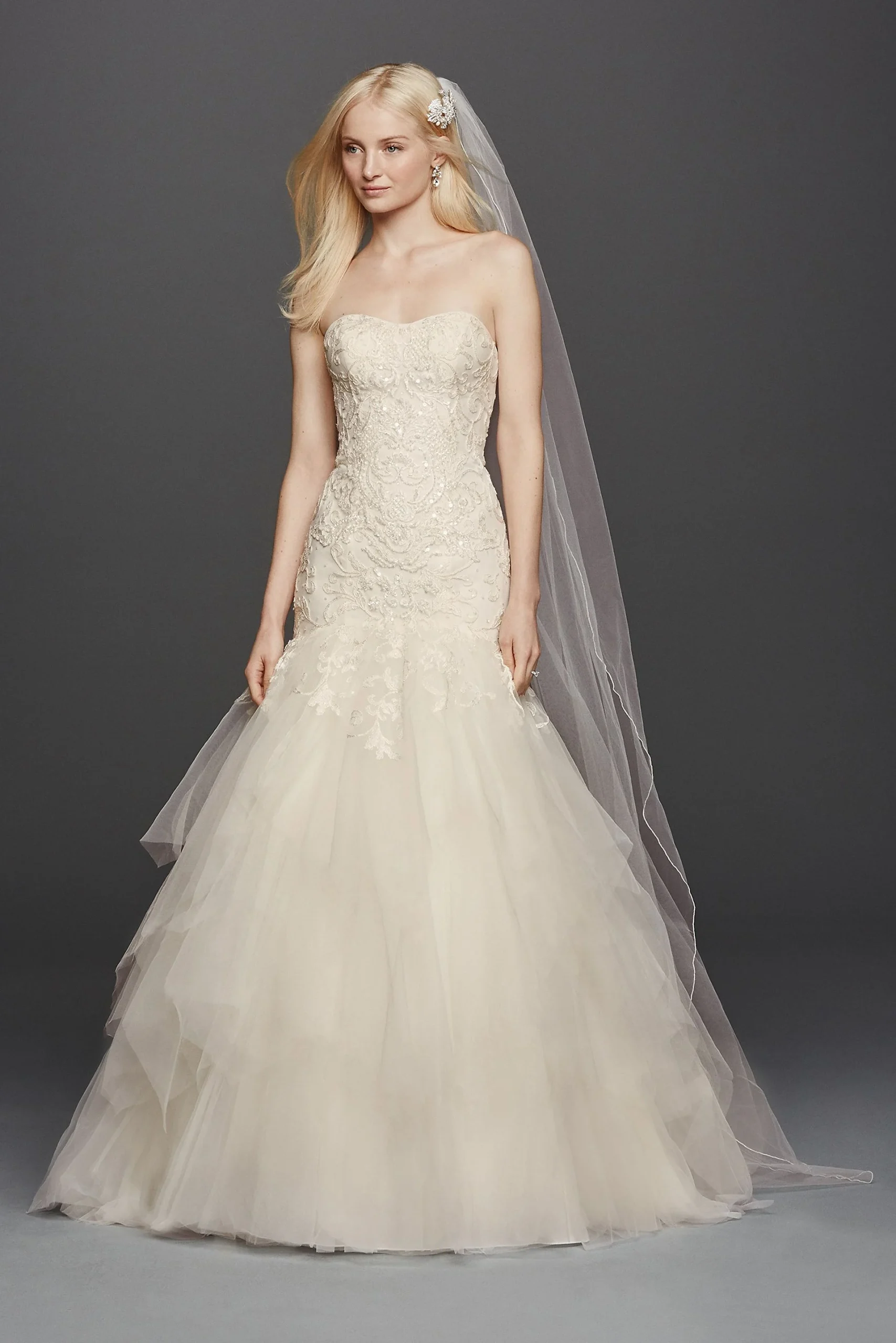 Strapless Mermaid Wedding Dress As-Is