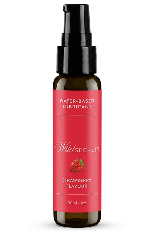 Strawberry Kiwi Water Based Flavoured Lubricant (30ml) By Wild Secrets