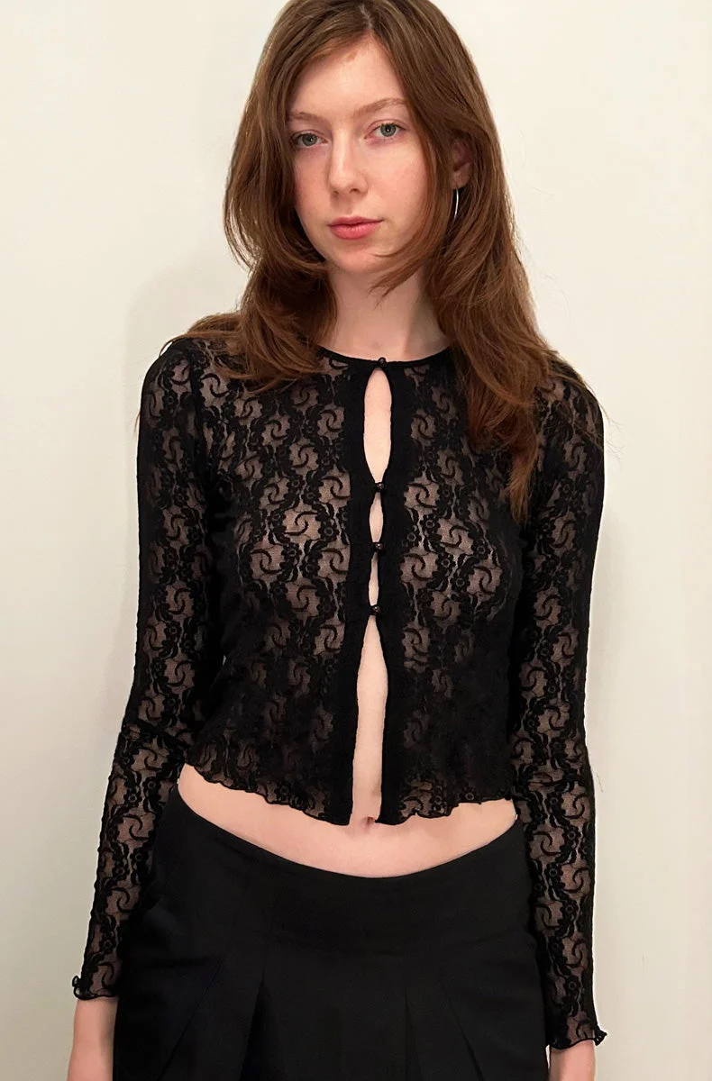 Stretch Lace Classic Cardi