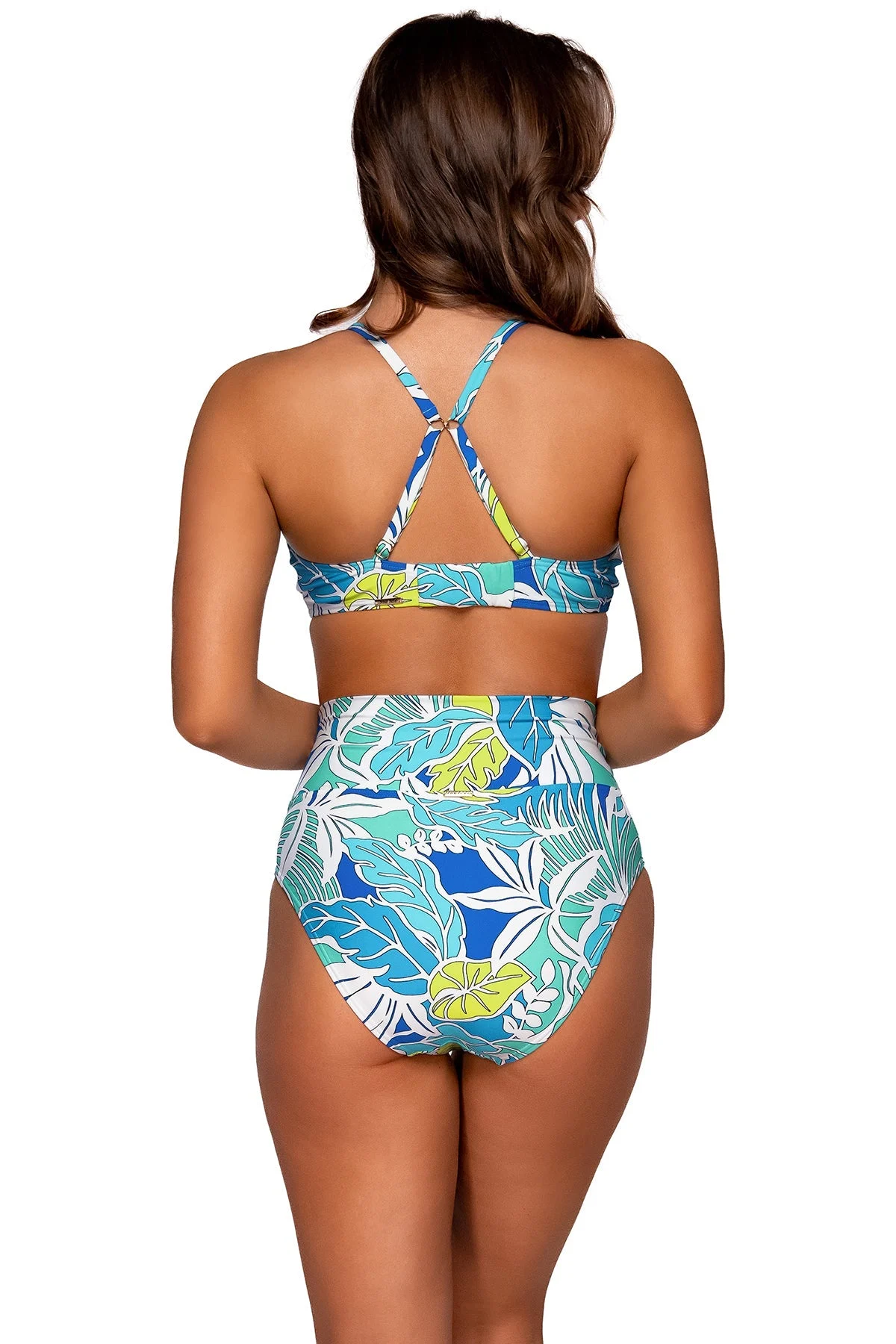 Sunsets Women's Swimwear Kailua Bay Hannah High Waist Bikini Bottom