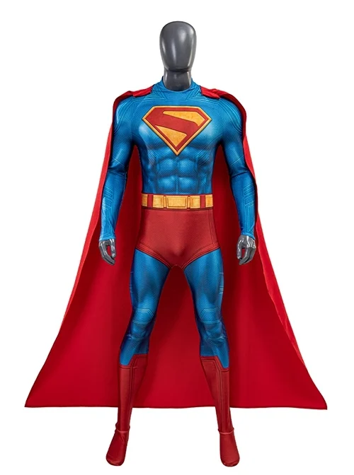 Superman Superman 2025 Printing Edition Bodysuit Halloween Cosplay Costume Set