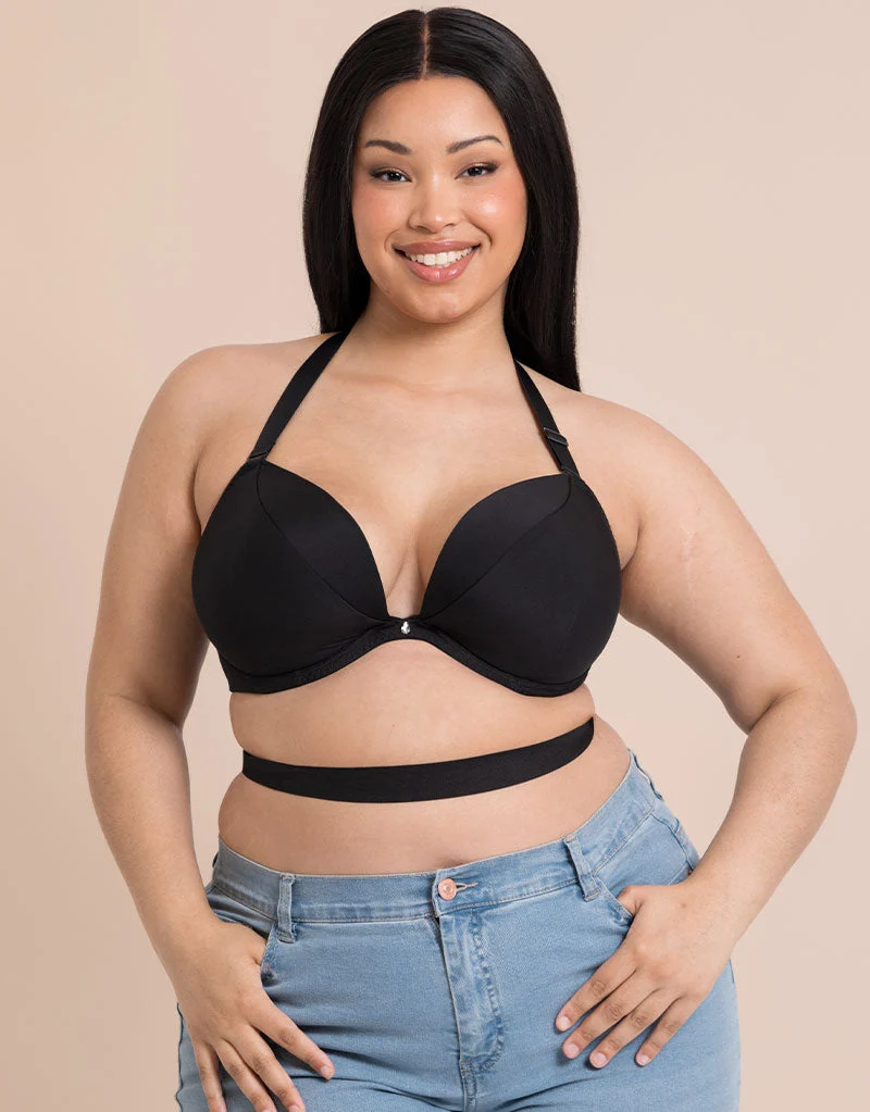 Superplunge Multiway Padded Plunge Bra Black
