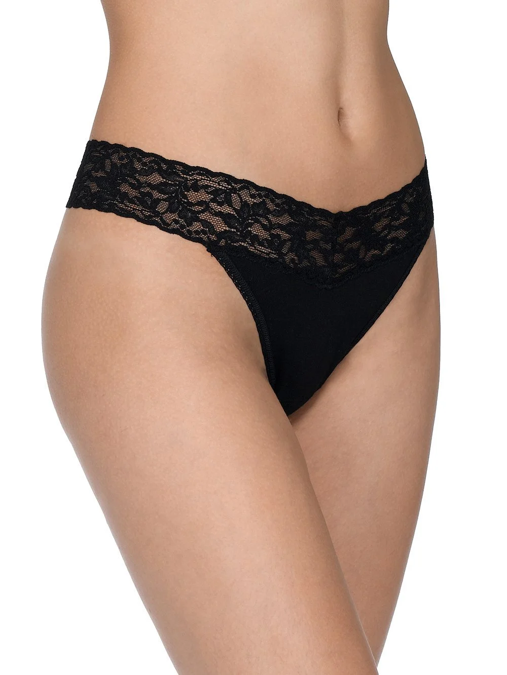 SUPIMA Cotton Original Rise Thong with Lace