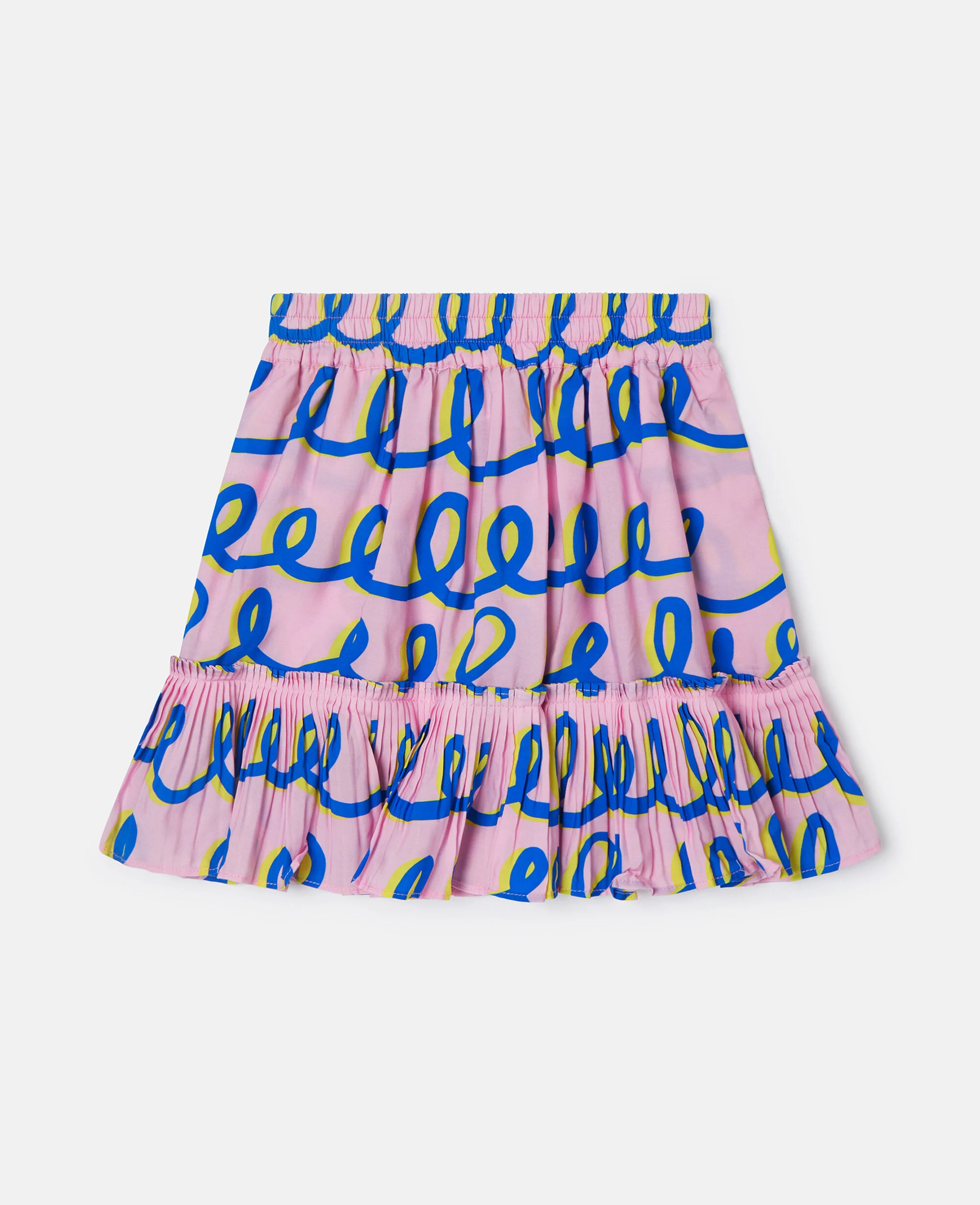 Swirling PatternPleated Skirt