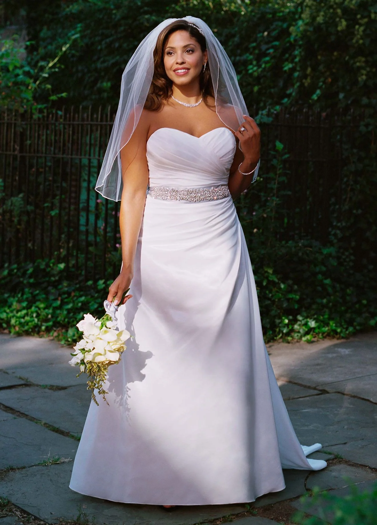 Taffeta A Line Gown with Sweetheart Neckline