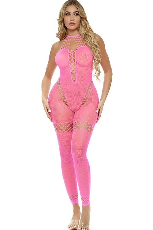 Take You There Fishnet Bodystocking By Pink Lipstick
