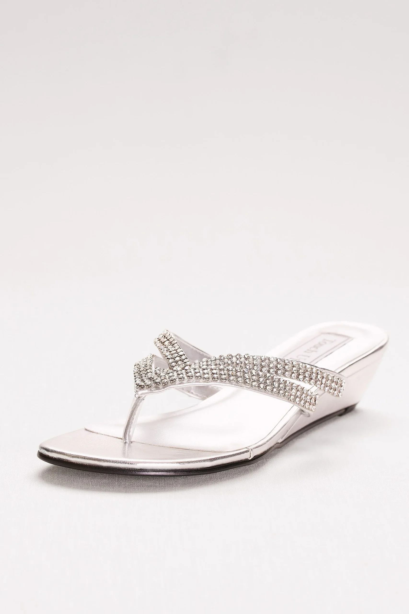 Tango Low Wedge Crystal Sandals