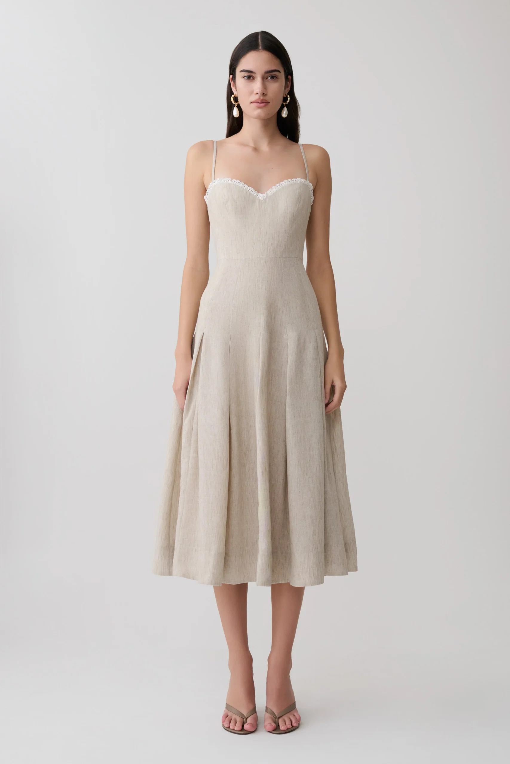 TaylorMidi Dress - Natural
