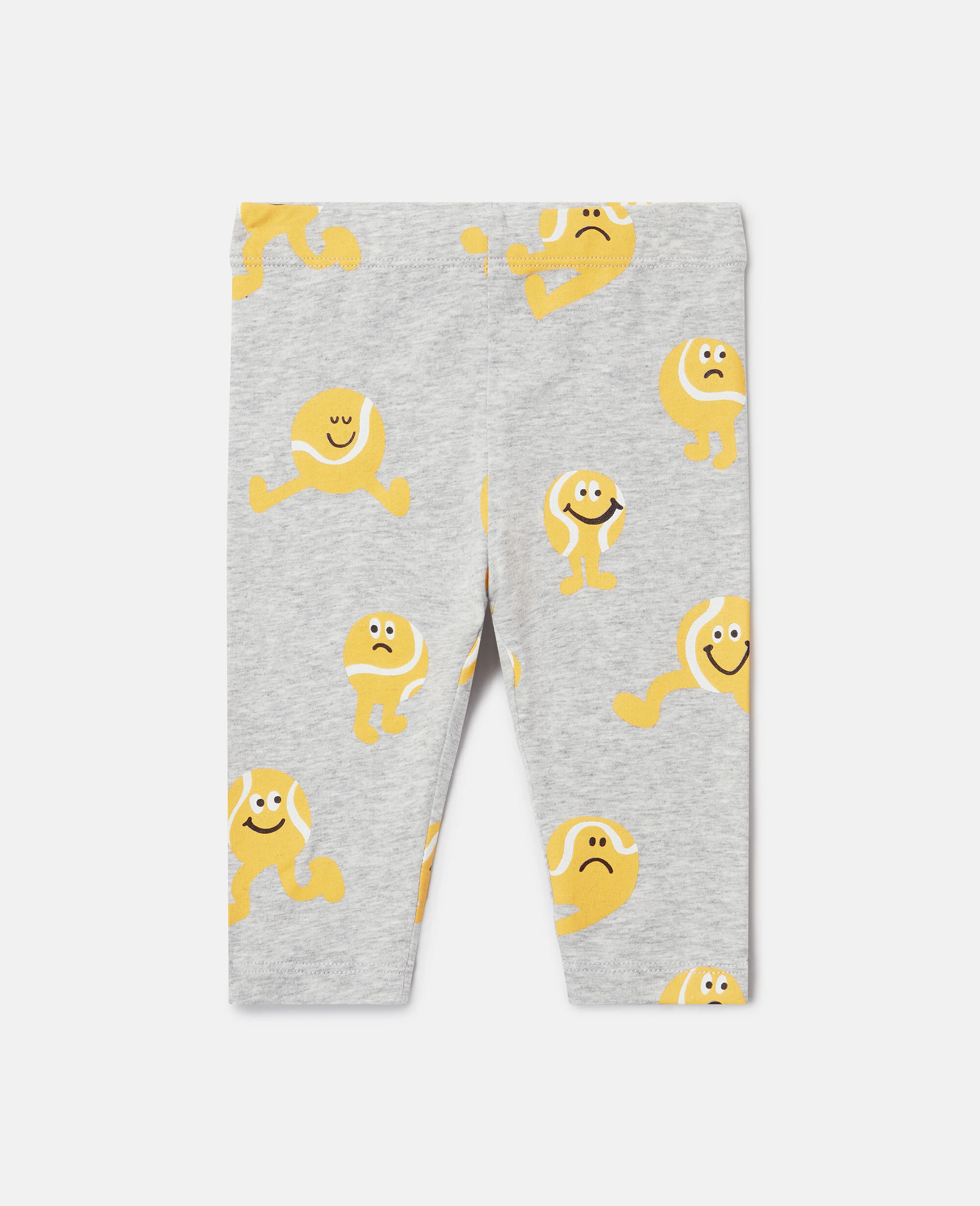 Tennis Ball Print Jersey Leggings