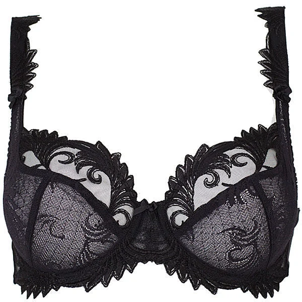 Thalia Balcony-Cup Bra (Black)