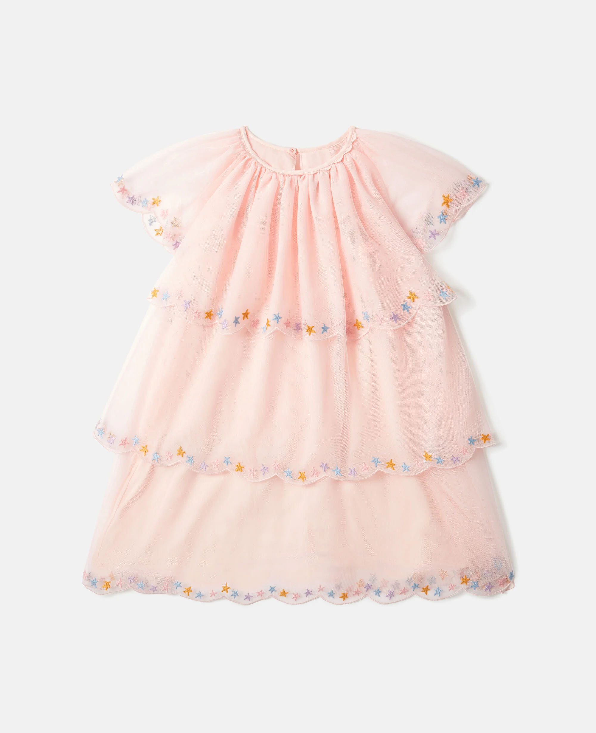 Tiered Tulle Ruffle Dress