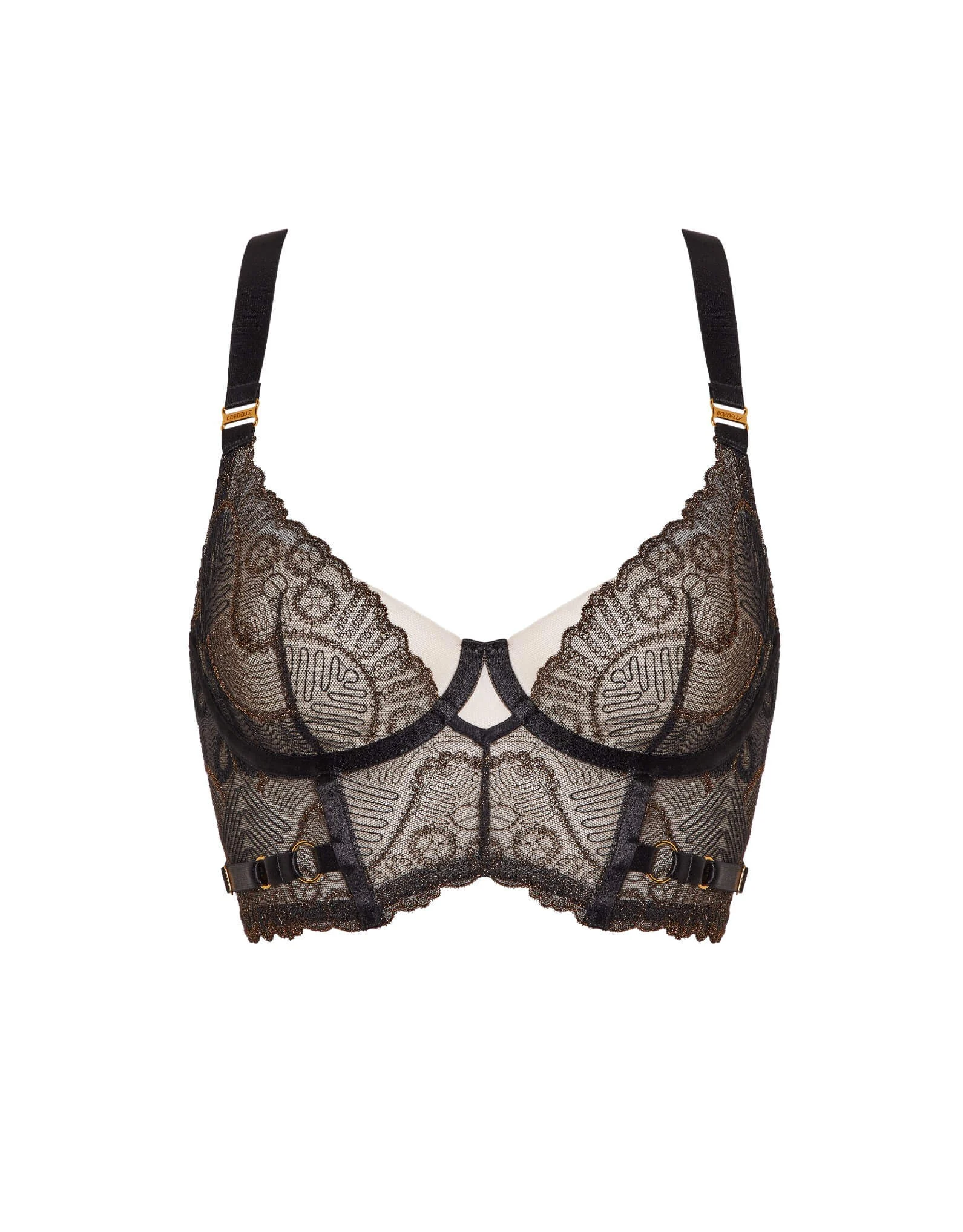 Tierra Longline Bodice Bra Black