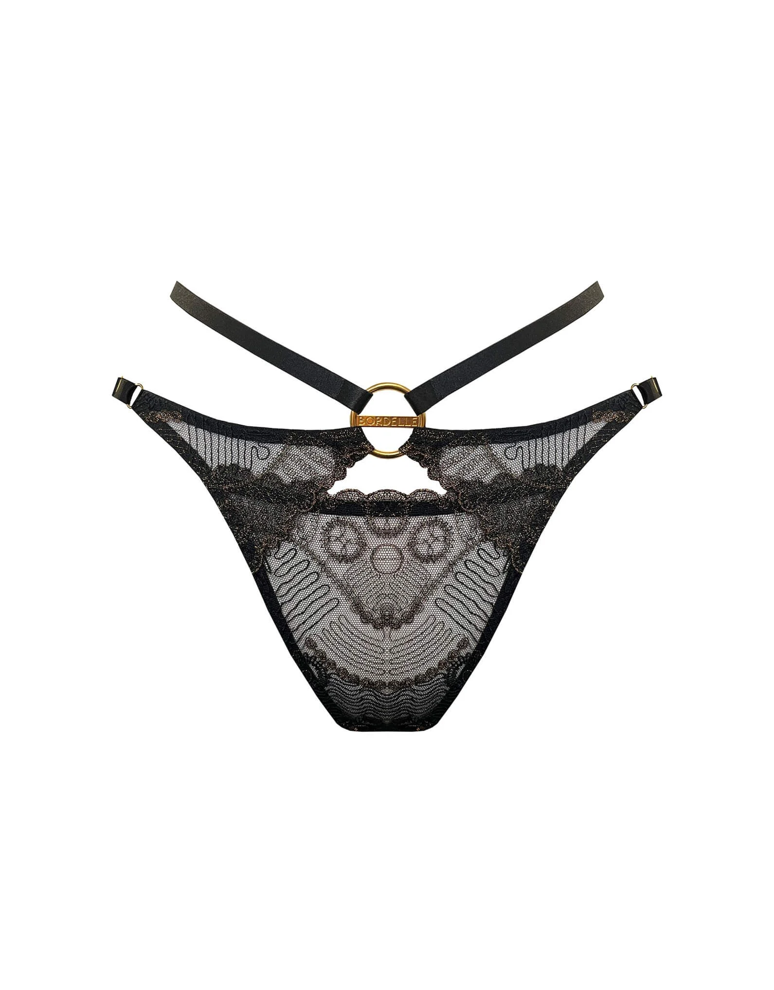 Tierra Open Back Brief Black