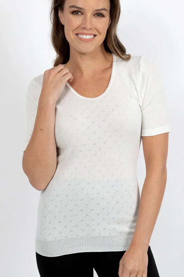 Traditional Thermal Short Sleeve Singlet