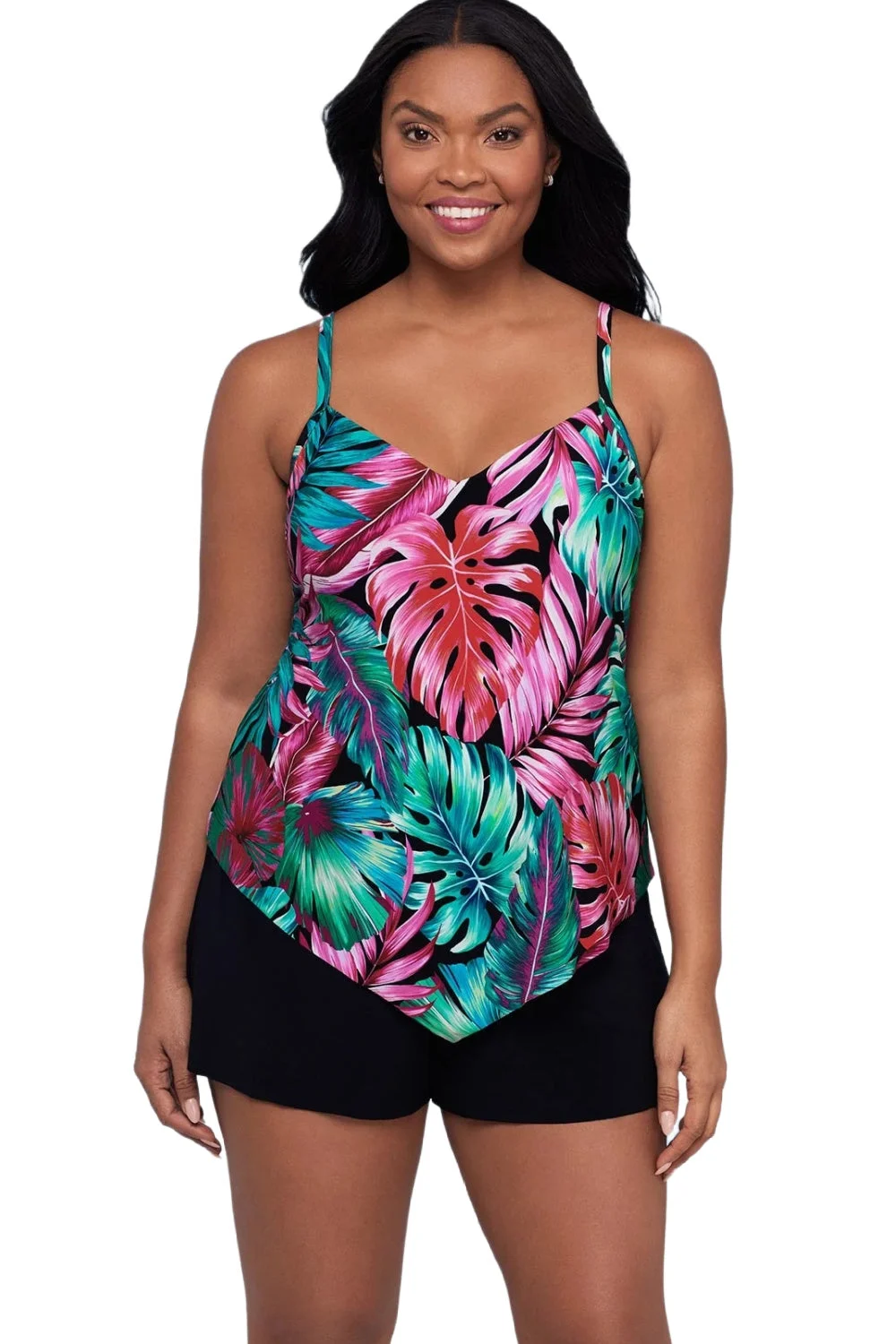 Trimshaper Hank Hot Tropics Romper, Multi (6551039)