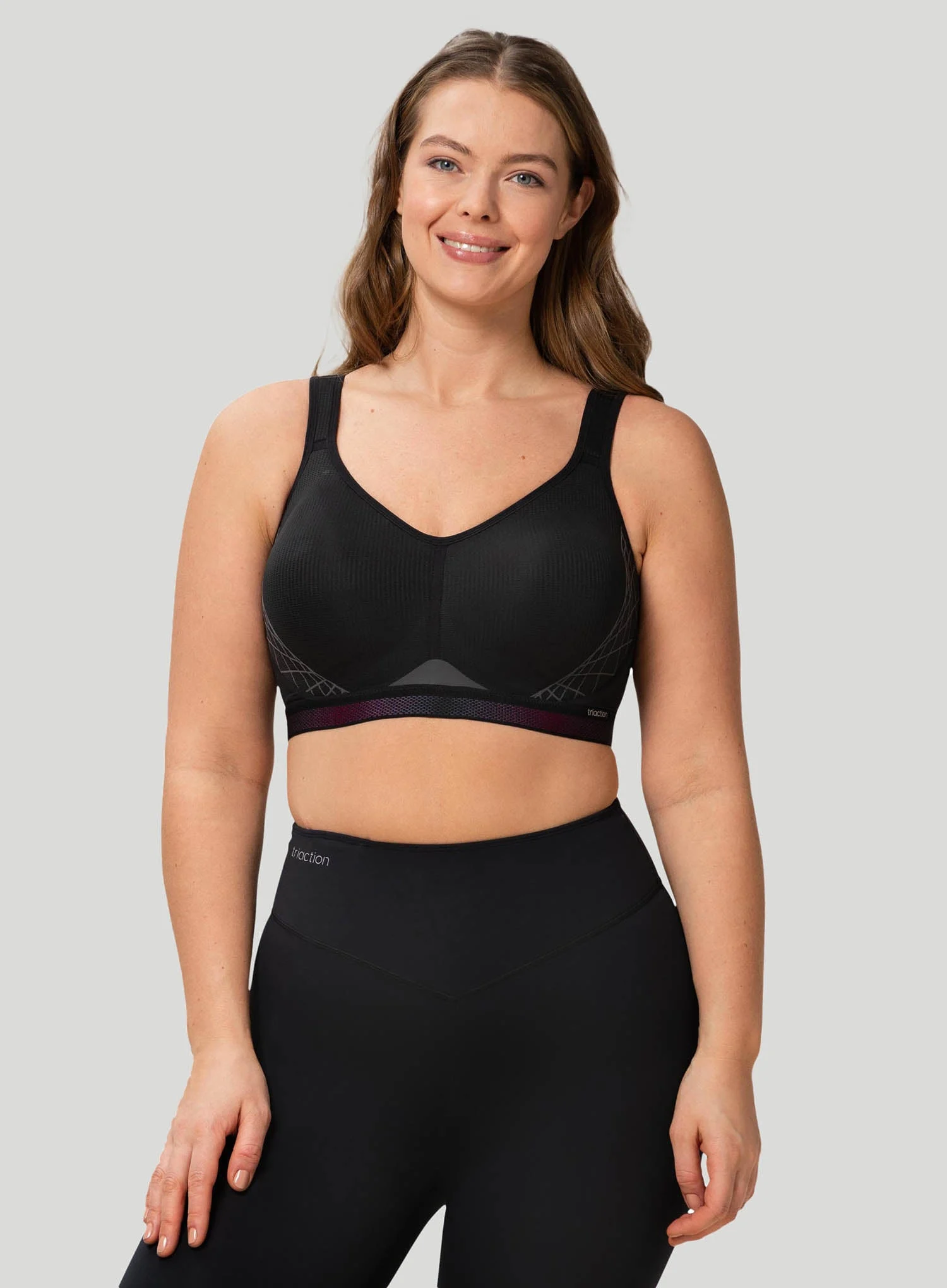Triumph: Triaction Cardio Cloud Sports Bra P Ex Black