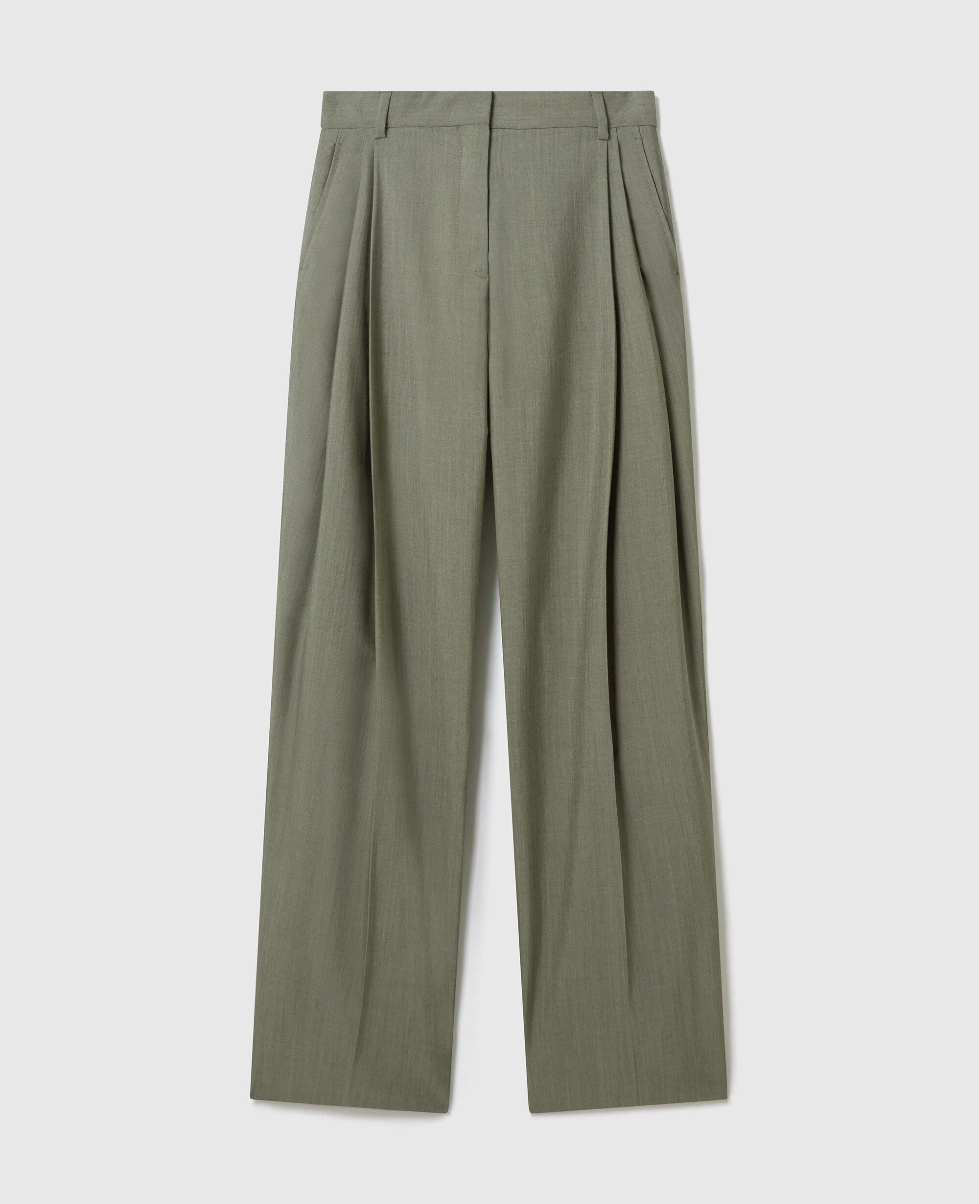 Tropical Lightweight Straight Trousers