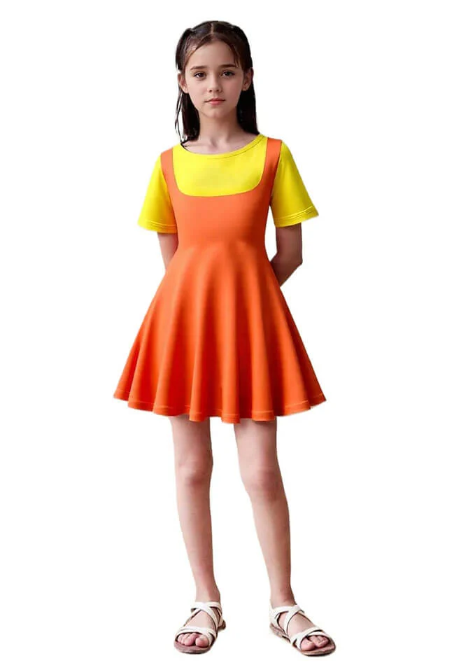 Two Piece Doll Cosplay Costume