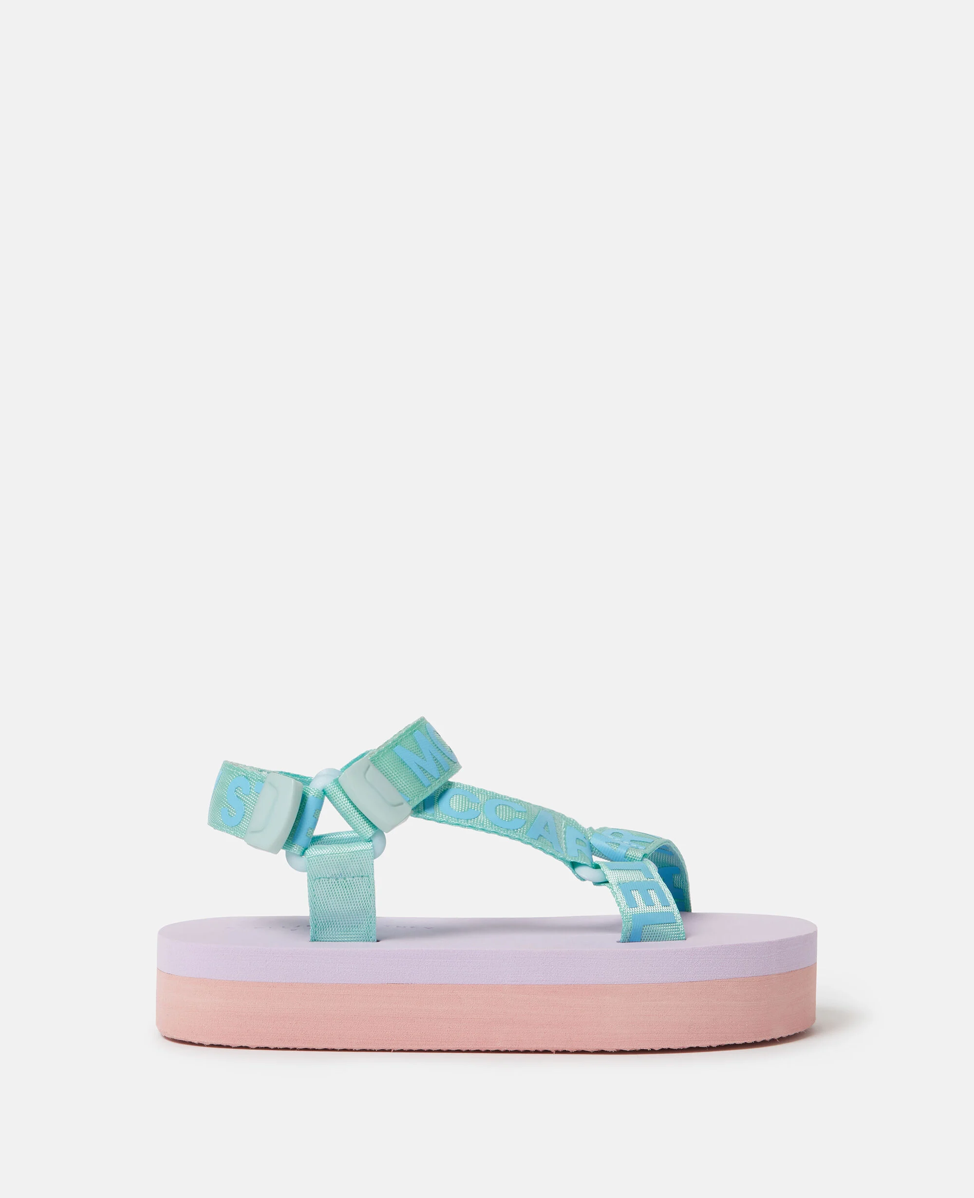 Two-Tone Platform Sandals