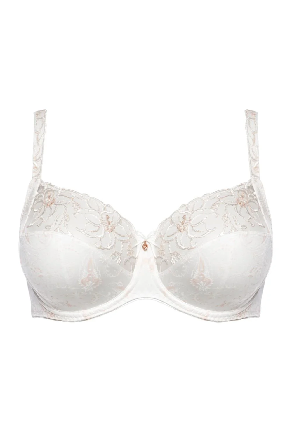 Ulla Dessous Zoe Underwired Full Cup Bra, (Cup H-L), Ecru (4125)