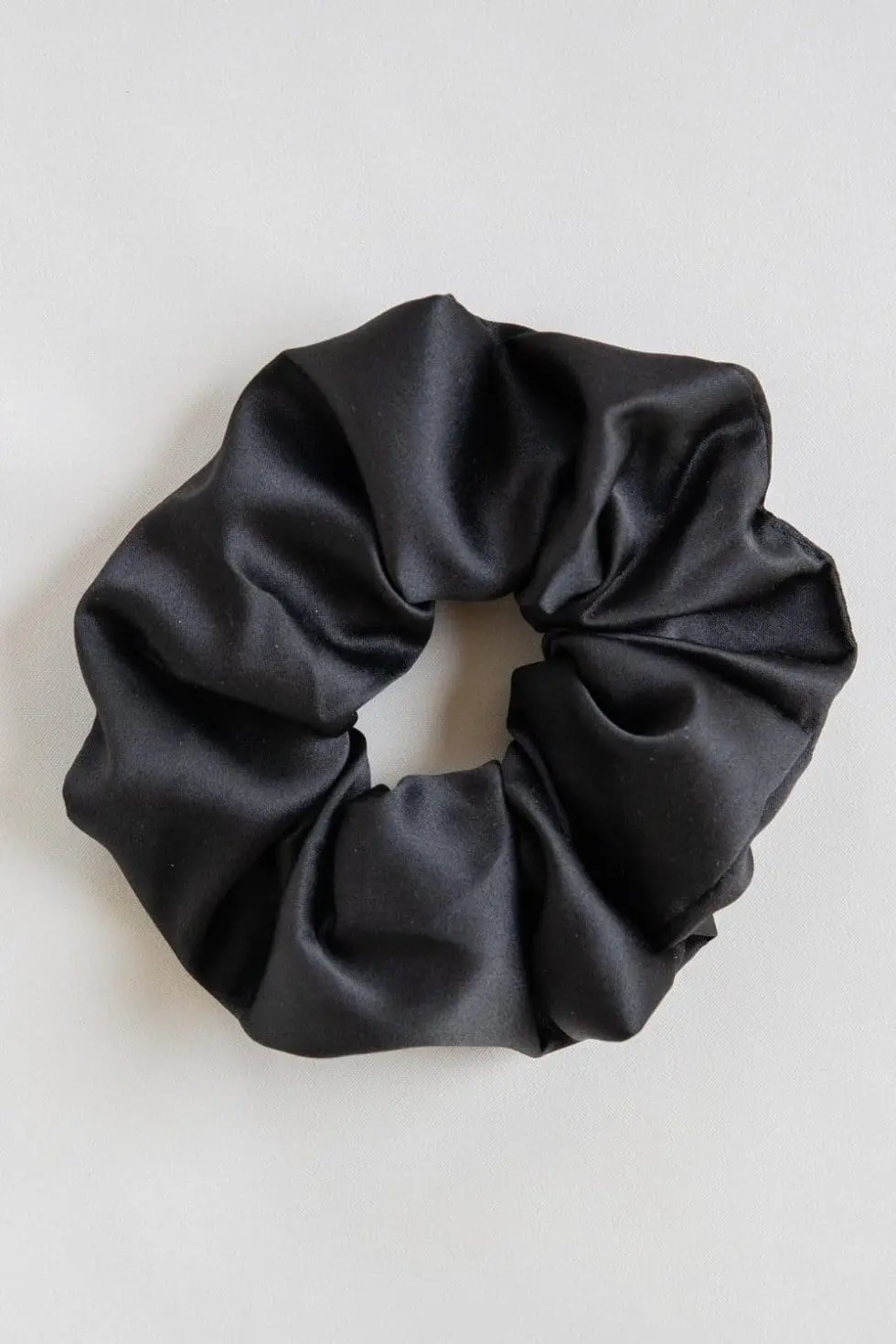 Upcycled Black Scrunchie