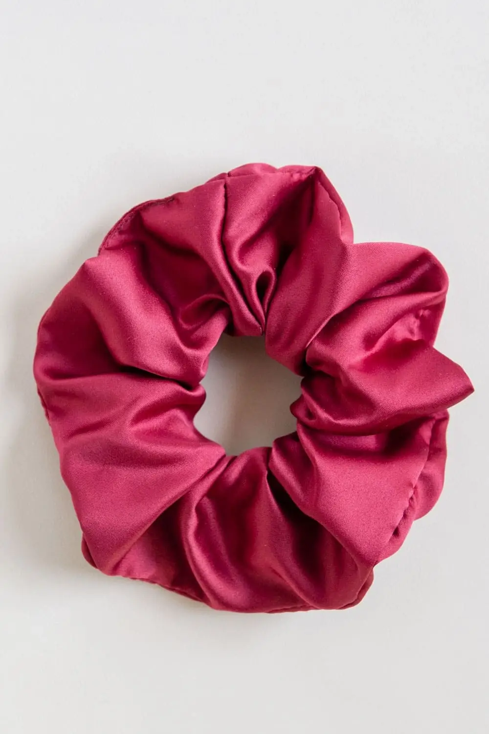 Upcycled Burgundy Scrunchie
