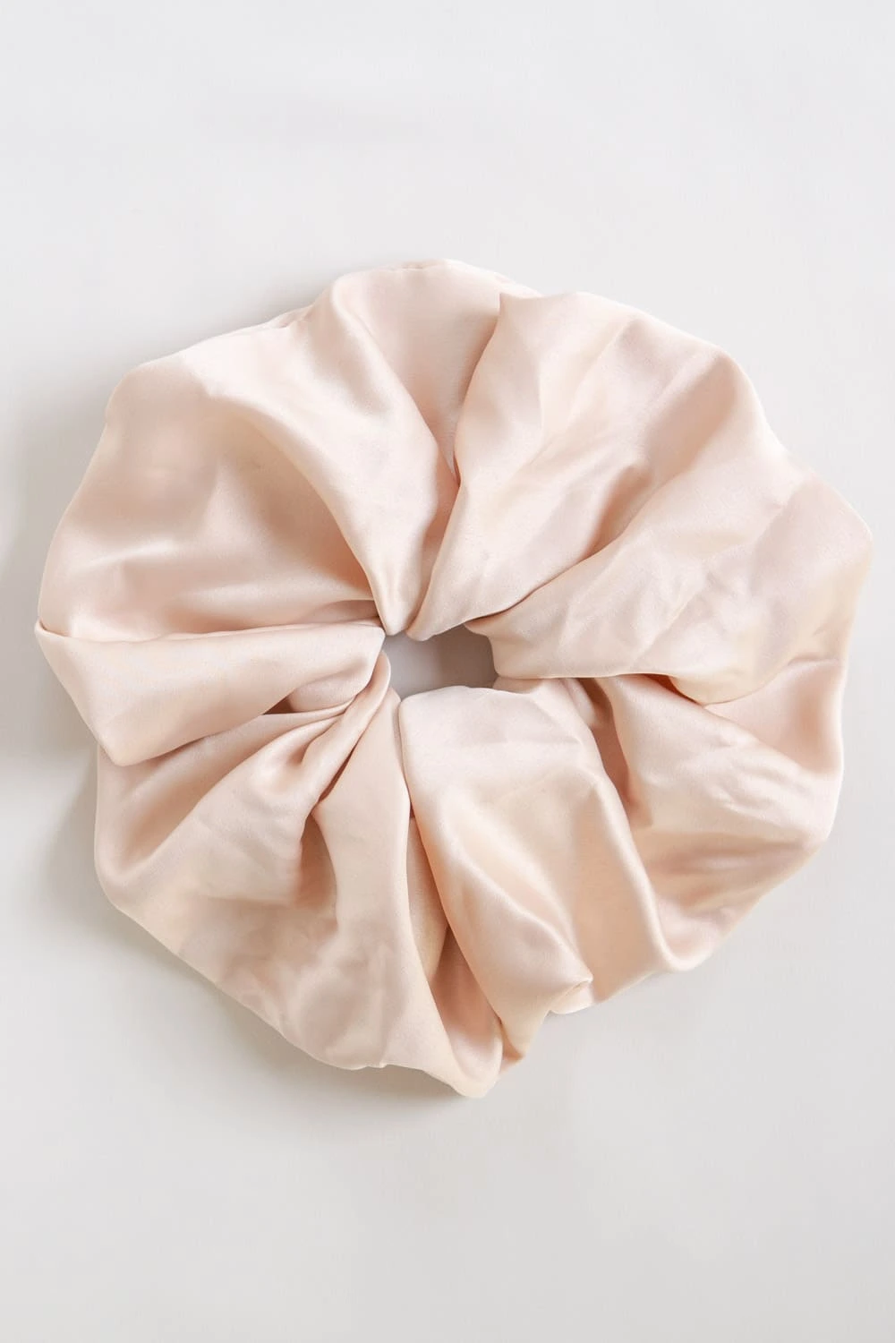 Upcycled Extra Large Scrunchie in Beige