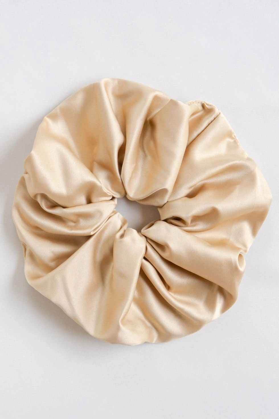 Upcycled Large Scrunchie in Gold
