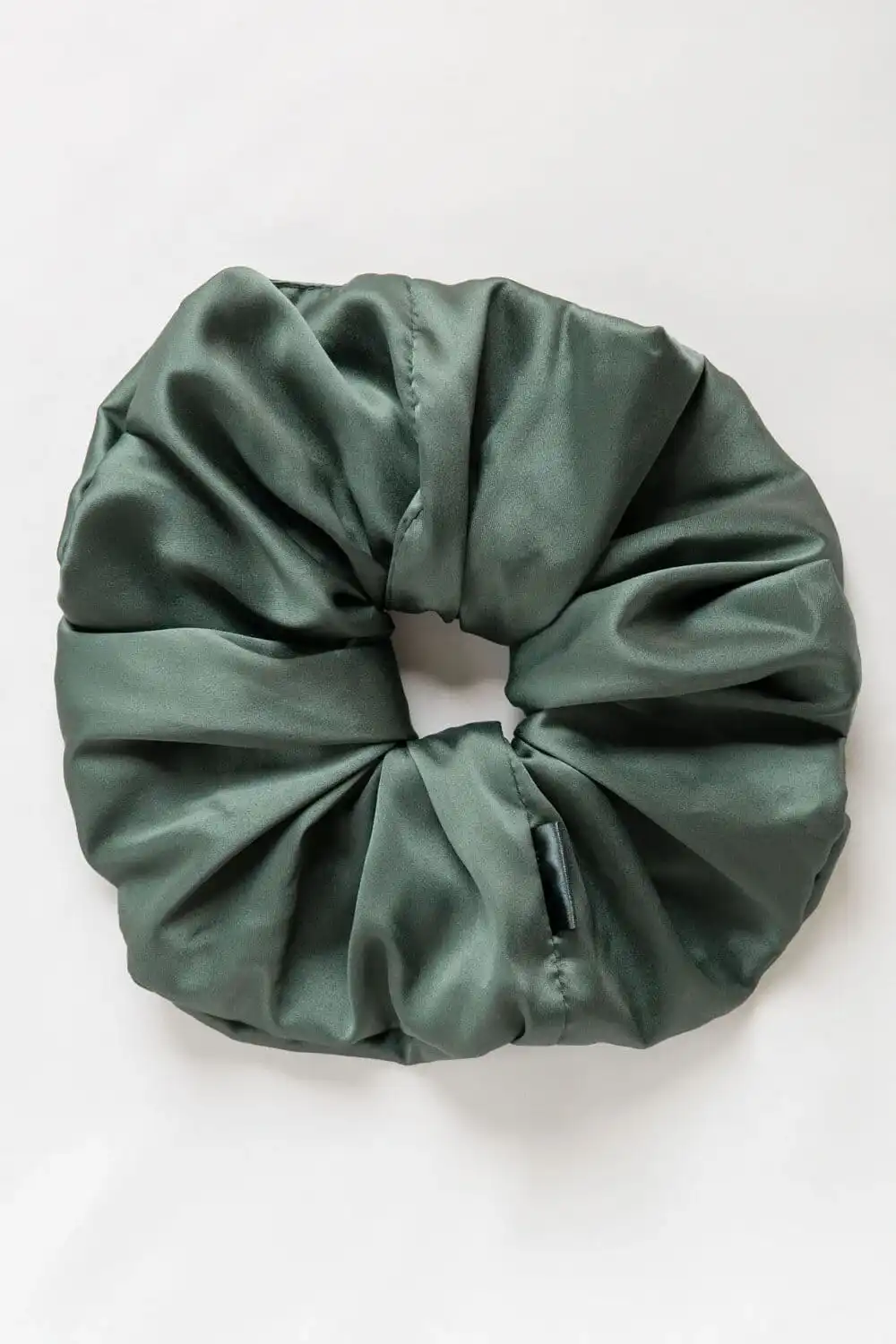 Upcycled Large Scrunchie in Green