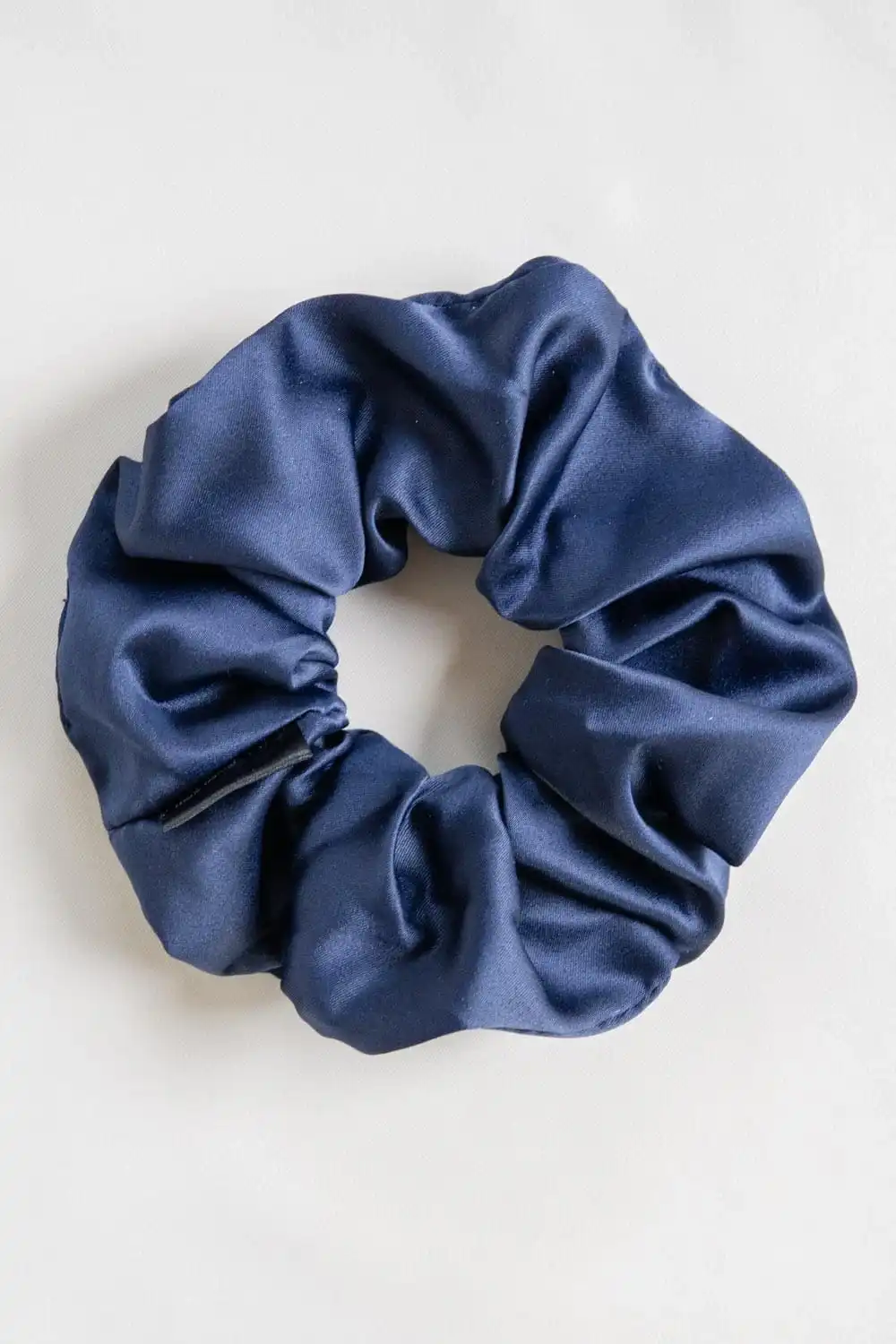 Upcycled Navy Blue Scrunchie