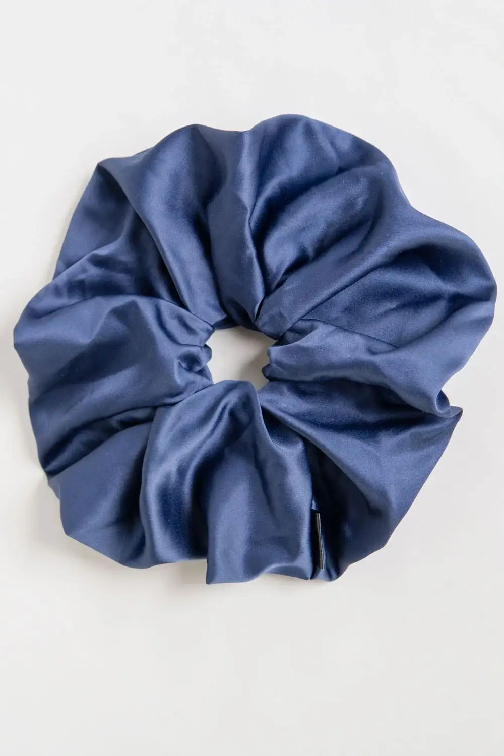 Upcycled Oversized Scrunchie in Navy
