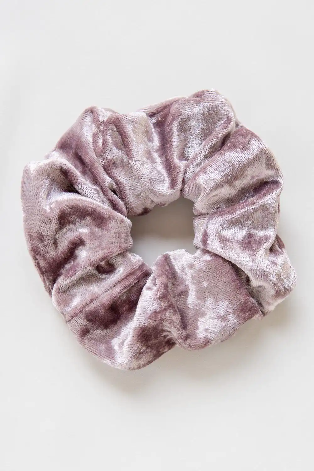 Upcycled Pink Velvet Hair Tie